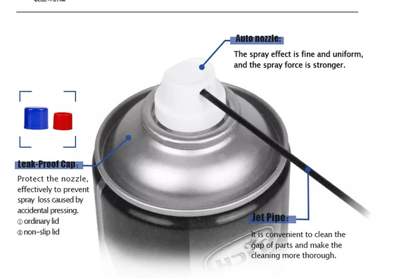자전거 교통정체를 위한 앤티 러스트 윤활유 450 밀리람베르트 체인 윤활유 스프레이